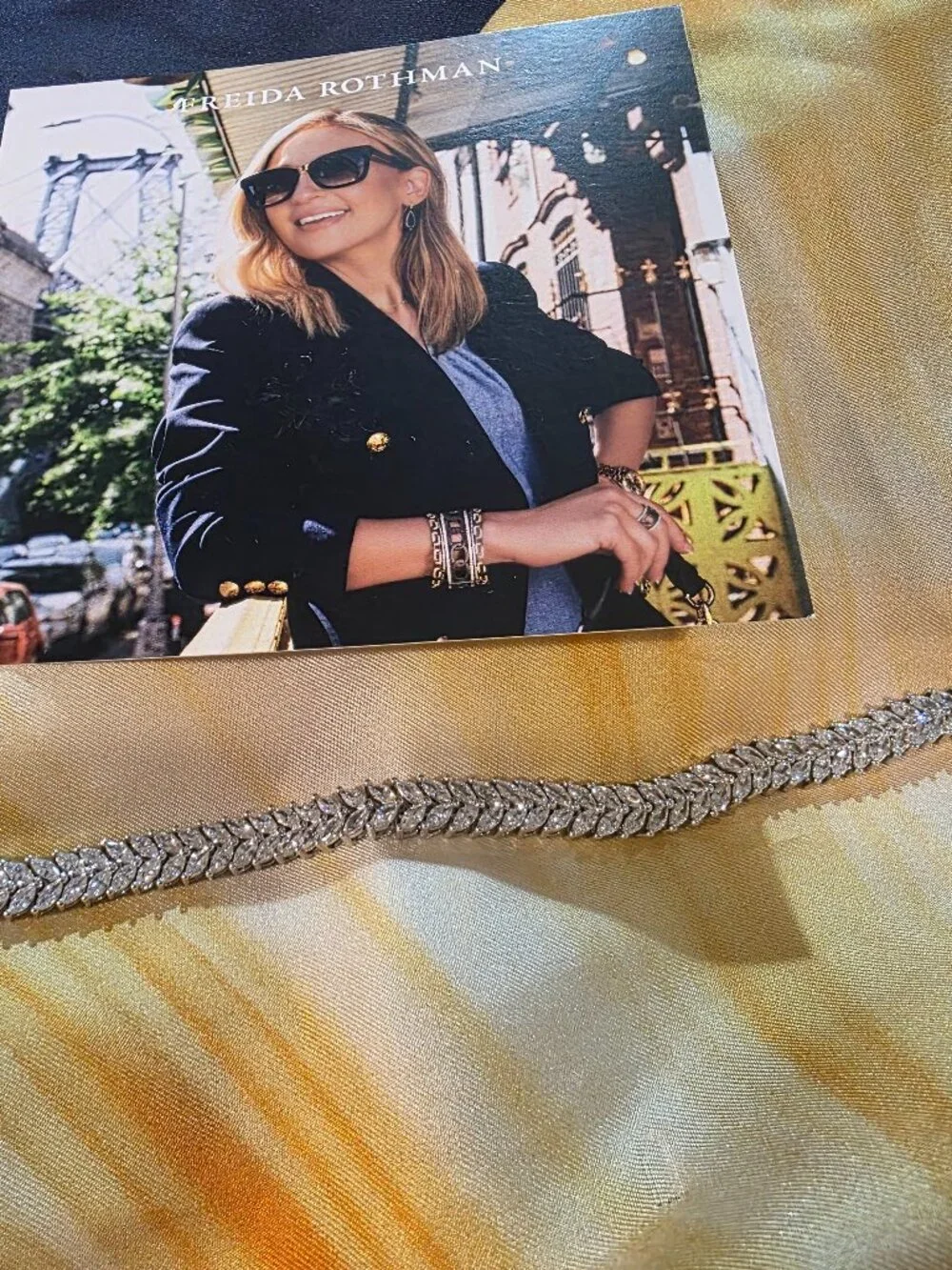 Frieda Rothman-Cubic Zirconia bracelet-NWOT